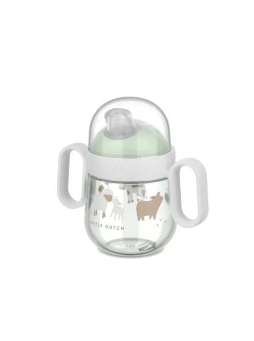 Little Dutch csöpögésmentes tanulópohár 200 ml - Little Farm