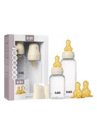 BIBS cseperedő cumisüveg készlet - Krémfehér 150/270 ml - natúr kaucsuk cumifejjel