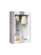 BIBS cseperedő cumisüveg készlet - Krémfehér 150/270 ml - natúr kaucsuk cumifejjel