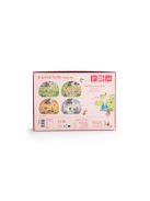Moulin Roty - A nagy család - Évszakok puzzle - kirakó (4x12 db-os)