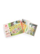 Moulin Roty - A nagy család - Évszakok puzzle - kirakó (4x12 db-os)