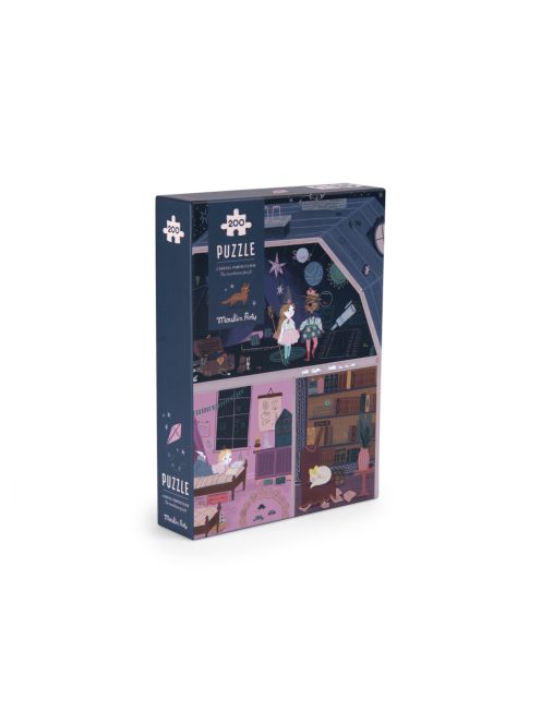 Moulin Roty - Párizsiak - Társasház puzzle - kirakó (200 db-os)