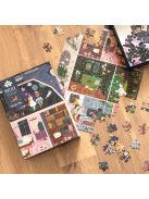 Moulin Roty - Párizsiak - Társasház puzzle - kirakó (200 db-os)
