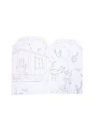 Moulin Roty - Párizsiak - Matricás színező album - 20 oldalas