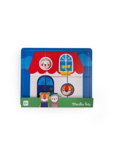 Moulin Roty - Vidámság - Háromrétegű kirakó