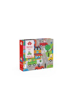   Moulin Roty - Vidámság - A városban puzzle - kirakó (48 db-os)