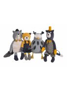 Moulin Roty - Macskabajusz - Alfonz szürke cica plüss (39 cm)