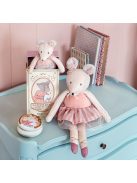 Moulin Roty - Tánciskola - Plüss egérke - rózsaszín