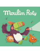 Moulin Roty - Diavetítő lámpák - 3 db lemez dobozban mesevetítőbe - Dzsungel