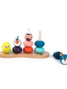 Moulin Roty - Montessori toronyépítő játék - Dzsungel