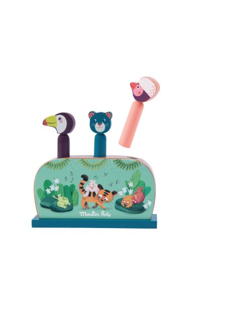 Moulin Roty - Dzsungel - Pop up ugráltatós játék