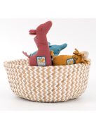 Moulin Roty – Majomkenyérfa alatt – Textil csörgő csengettyűvel  - elefánt