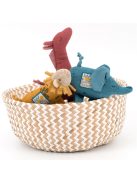 Moulin Roty – Majomkenyérfa alatt – Textil csörgő csengettyűvel  - elefánt