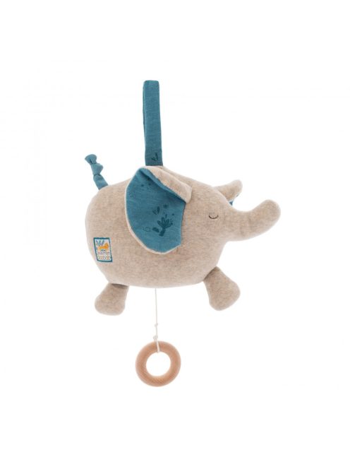 Moulin Roty - A majomkenyérfa alatt - Zenélő elefánt baba