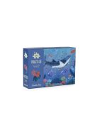 Moulin Roty - Pál polip kalandjai - sötétben világító kirakó, foszforeszkáló puzzle - A tenger alatt (24 db-os)