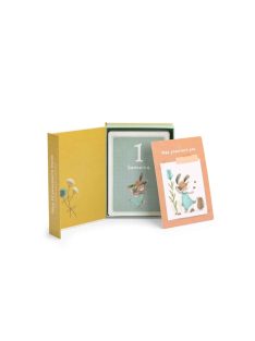   Moulin Roty - A három kisnyuszi - Az első 12 hónap - Babakártya, mérföldkő kártya (30 kártya)