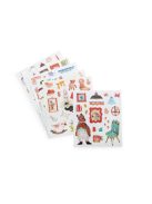 Moulin Roty - Aprócskák - Matricás színező album - 20 oldalas 