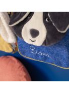 Moulin Roty - Pamacs és Pamut - Pamacs kutyás hátizsák - kék
