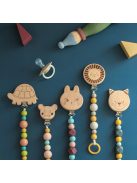 Moulin Roty - Eső után - Cumilánc (fa és szilikon) - nyuszi