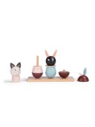 Moulin Roty - Eső után -  Montessori toronyépítő játék