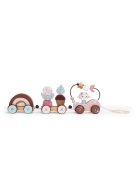Moulin Roty - Eső után - Játékvonat építőelemekkel