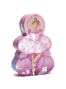   Djeco Formadobozos puzzle - Balerina virággal - The ballerina with the flower