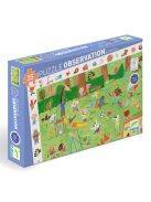 Djeco Megfigyeltető puzzle - Kisbarátok a kertben