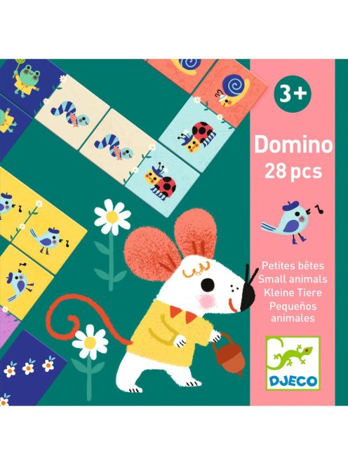 Djeco Dominó játék - Kicsi állatok - Domino Small animals