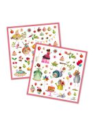 Djeco Matricák - Hercegnők tea partyja - Princess Tea Party