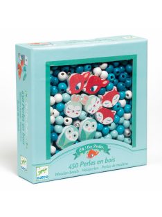   Djeco Fagyöngy készlet - Erdei állatkák - Wooden beads, small animals