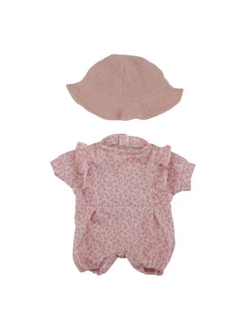 LITTLE DUTCH JÁTÉKBABA RUHA - PINK FLORAL